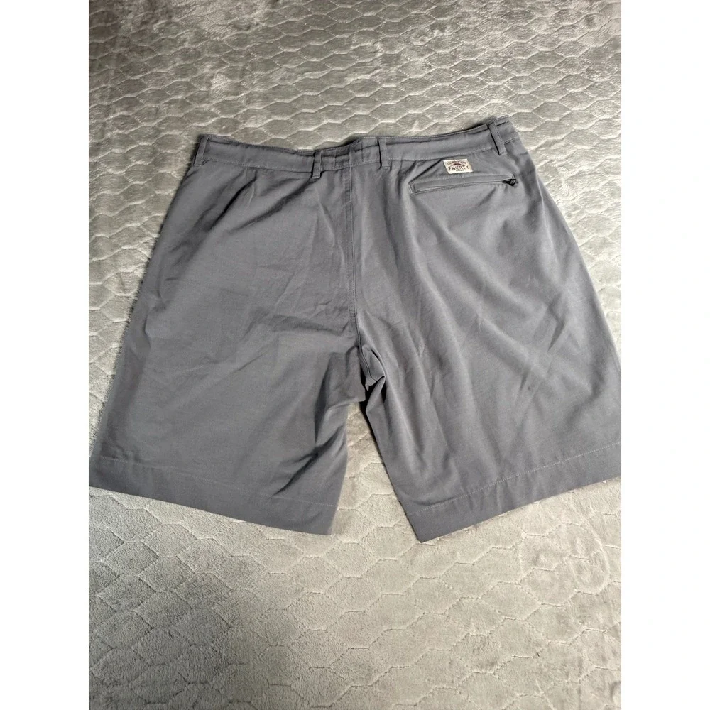 Faherty All Day Shorts Mens 36 Grey Hybrid Hiking Camping Travel Stretch